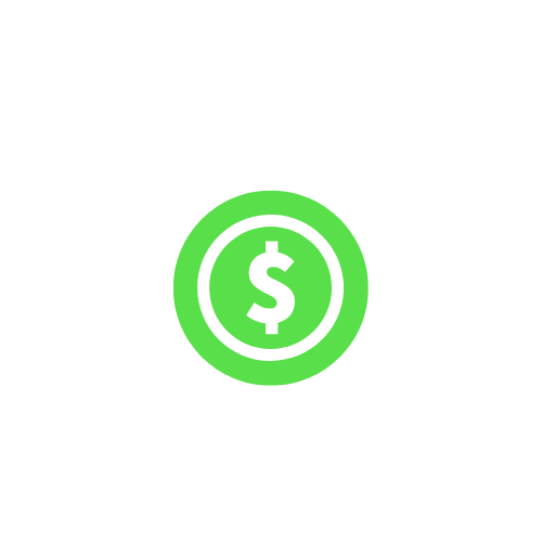 A dollar sign within a circle.